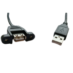 Panel Mount USB A Type Female to Male 0.5m / 50cm Cable
