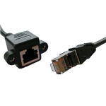 Panel Mount RJ45 Cable 0.5m/50cm connector