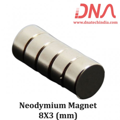 Neodymium Magnet 8mm x 3mm