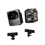 723 W-X2/04 CONNECTOR, POWER ENTRY, PLUG, 10A