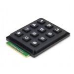 4x3 12-key Keyboard / Keypad Telephone Style – Black