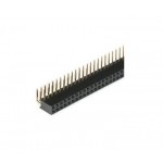 2.54mm 2×40 Berg Strip Right Angle Female Connector