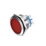 Red 10-24V 22 mm LED Metal Indicator Light