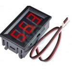 0.56 Mini LED Digital Voltmeter Detector DC 4.5-30V 12V 24V Voltage (RED)