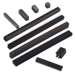 2*2P/3/4/5/6/7/8/9/10/11/12-40P 2.54mm Double Row Black Female Header Socket