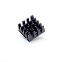 Electronics Radiator Memory Chips Aluminum Heatsink Black With 3M Glue Electronics Radiator Memory Chips Aluminum Heatsink Black With 3M Glue