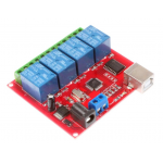 24 Volt 4 Channel USB Relay Control Switch