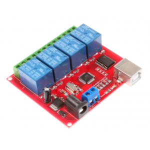 24 Volt 4 Channel USB Relay Control Switch 24 Volt 4 Channel USB Relay Control Switch