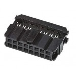 16 Pin FRC Female Connector Black