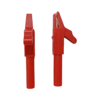 Alligator Crocodile clip Red, 55mm, 300V 15A 12MM Jaw Opening Alligator Crocodile clip Red, 55mm, 300V 15A 12MM Jaw Opening