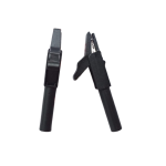 CentIoT - 5PCS 55mm Multi Color Alligator Crocodile Clip - 300V 15A 12MM Jaw Black Connector