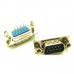 9 Pin Male DB9 D-Sub Connector Straight With Screw Pitch 2.77mm-DS1034-09MUNSi44
