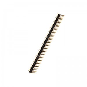 40X1 2.54mm Right Angle Male Berg Strip (Brass Tin)