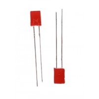 LED RED DIFFUSED RECTANGULAR 2X5MM LED RED DIFFUSED RECTANGULAR 2X5MM
