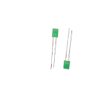 LED GREEN DIFFUSED RECTANGULAR 2*5MM