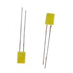 LED YELLOW DIFFUSED RECTANGULAR 2X5MM 