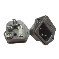 3 Pin C14 Male Panel Mount 250V DC/AC 10A Power Terminal With Fuse Holder 3 Pin C14 Male Panel Mount 250V DC/AC 10A Power Terminal With Fuse Holder
