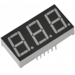 7 SEGMENT LED DISPLAY MEDIUM RED 3 DIGIT CA