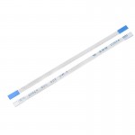 05-04-A-0101-A-4-06-4-TFFC / FPC Cable, 4 Core, 0.5 mm, Same Sided Contacts, 4 ,101 mm, White