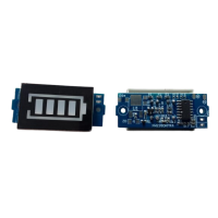 3S 18650 Li-po Lithium Battery Capacity Indicator Module (blue)