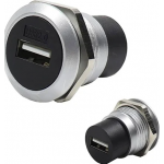 USB 2.0 Female A-A Panel Mount Connector