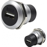 USB 2.0 Female A-A Panel Mount Connector