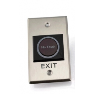 Stainless Steel No-Touch Exit Switch 3A Max. Current Contactless Access Control Door Switch Touchless Exit Button
