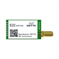 E22-900T30D UART/SX1262 868/915 MHz 30dBm DIP LoRa Wireless Module E22-900T30D UART/SX1262 868/915 MHz 30dBm DIP LoRa Wireless Module
