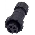 GX16 5PIN MRS FEMALE CABLE (PLASTIC) CONNECTOR