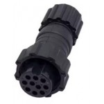 GX16 10 PIN MRS FEMALE CABLE (PLASTIC) CONNECTOR