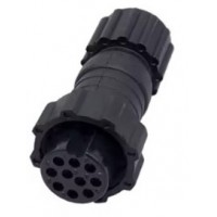 GX16 10 PIN MRS FEMALE CABLE (PLASTIC) CONNECTOR