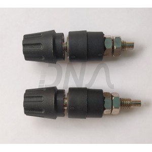 Black 4mm female banana socket (bit15) Black 4mm female banana socket (bit15)