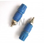 Blue 4mm female banana  socket (bit15)