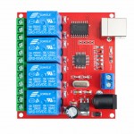 5V 4 Channel USB Relay Control Switch