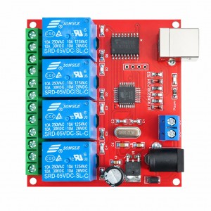 5V 4 Channel USB Relay Control Switch