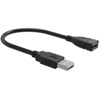USB 2.0 Small Extension Cable Type A Male To Type A Female  15cm