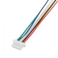 6 pin 1.25. Female with wire PCB Connector 6 pin 1.25. Female with wire PCB Connector