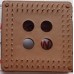 84 PIN PLCC IC SOCKET BROWN DIP 2.54MM