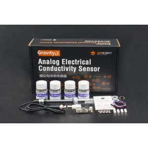 DFRobot Gravity: Lab Grade Analog EC / Electrical Conductivity Sensor Kit for Water Quality Monitoring (K=1) DFRobot Gravity: Lab Grade Analog EC / Electrical Conductivity Sensor Kit for Water Quality Monitoring (K=1)