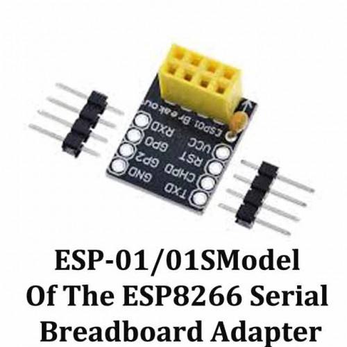 ESP-01/01S Model Of The ESP8266 Serial Breadboard Adapter