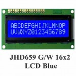 JHD659 G/W 16x2 LCD Blue