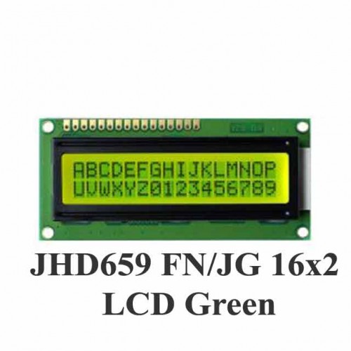 JHD659 FN/JG 16x2 LCD Green