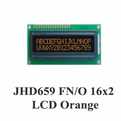 JHD659 FN/O 16x2 LCD Orange