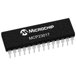 MCP23017 I/O Expander IC with I2C interface