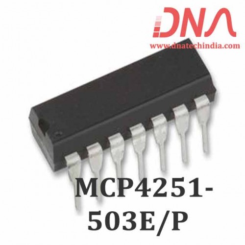 MCP4251-503E/P Microchip Digital Potentiometer.