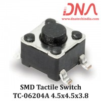 SMD Tactile Switch 4.5x4.5x3.8 (TC 06204) SMD Tactile Switch 4.5x4.5x3.8 (TC 06204)