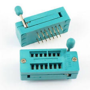 ZIF IC socket 14 pin ZIF IC socket 14 pin