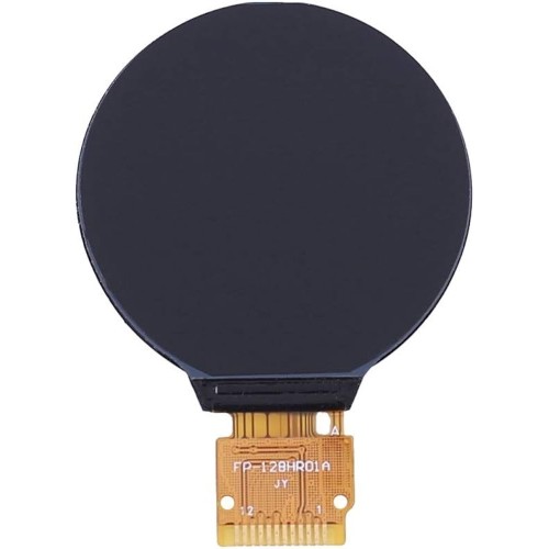 1.28 Inch Round TFT 240X240 Full Color LCD 12pin 400CD Circular Display Module 4 Line Spi LH128R G01 Smart Watch Display