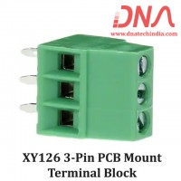 XY126 3 Pin PCB Mount Screwable Terminal Block XY126 3 Pin PCB Mount Screwable Terminal Block