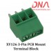 XY126 3 Pin PCB Mount Screwable Terminal Block